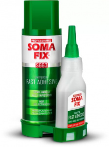 SOMA FIX Активатор быстрого склеивания, 200мл (200мл+50гр) SOMA FIX Активатор быстрого склеивания, 200мл (200мл+50гр)