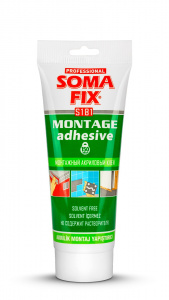 Клей SOMA FIX (монтажный акриловый, белый, 250 мл) Клей SOMA FIX (монтажный акриловый, белый, 250 мл)