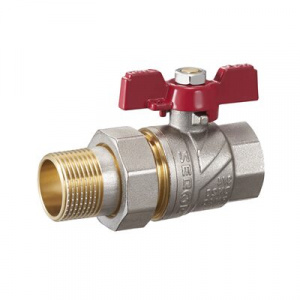 Кран-американка прямой шаровый латунный 3/4" FA12 Кран-американка прямой шаровый латунный 3/4" FA12